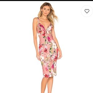 Privacy Please midi floral dress